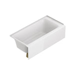 Aspirations 60 x 30-Inch Integral Apron Bathtub With Left-Hand Drain
