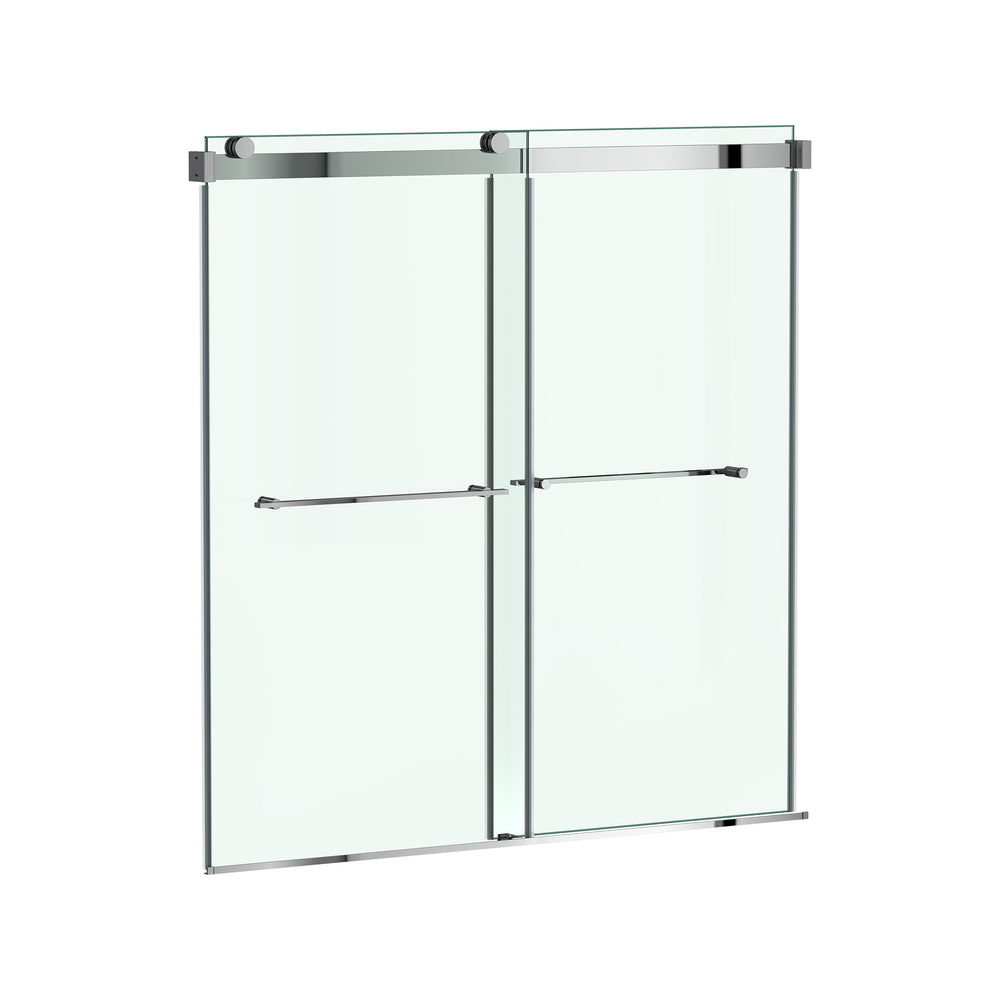 Aspirations 60 x 60-Inch Frameless Sliding Bathtub Door