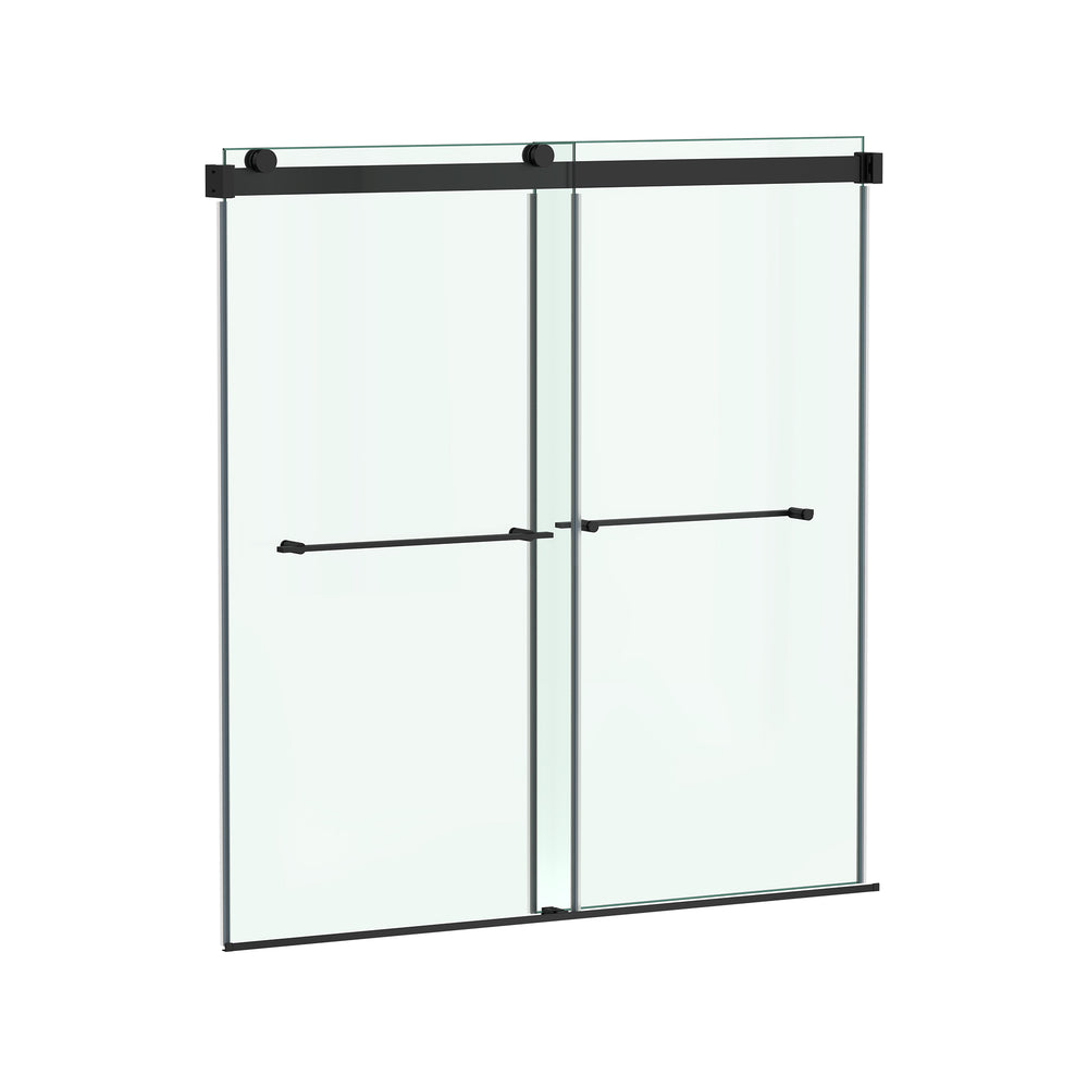 Aspirations 60 x 60-Inch Frameless Sliding Bathtub Door