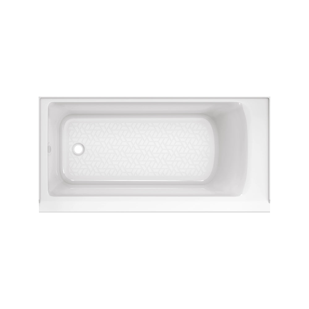 Aspirations 60 x 30-Inch Integral Apron Bathtub With Left-Hand Drain