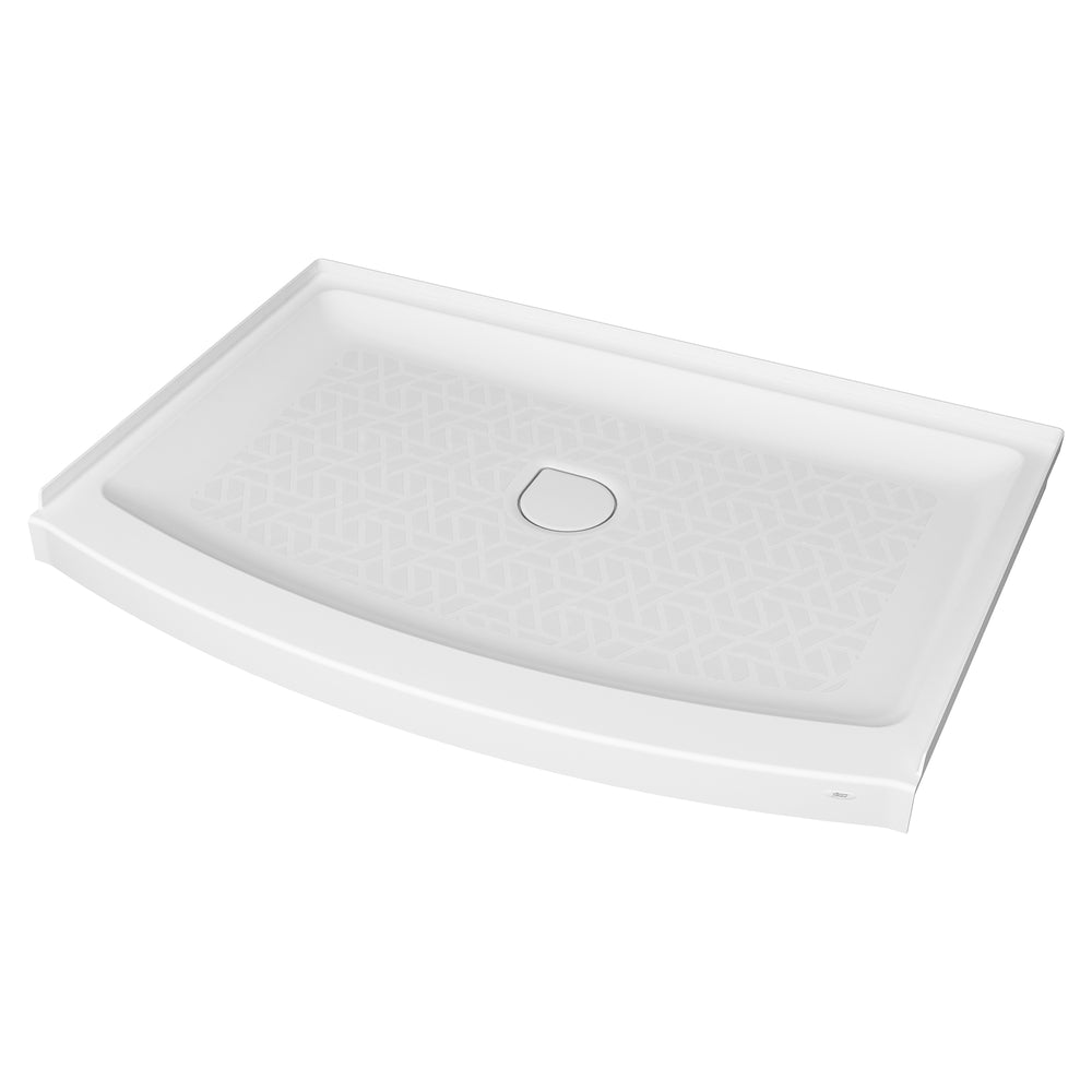 Ovation Curve 48x30-inch Curved Shower Base with Center Drain Outlet