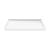 Princeton Americast 60 x 34 x 3  Alcove Shower Base - Matte Black Trench Drain 4 1/2