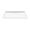Princeton PRO 60 x 36 x 3  Porcelain Enamel Alcove Shower Base - Round Drain