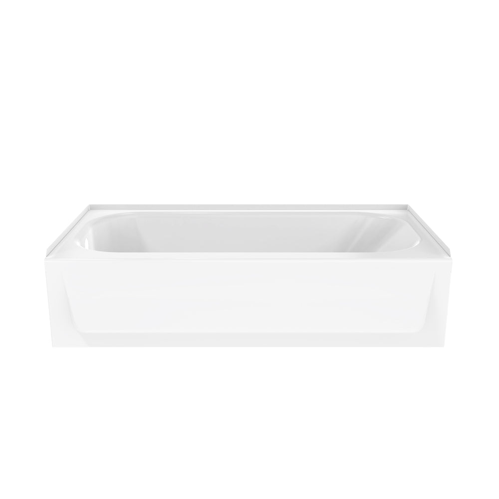 Princeton PROCAST 60 x 30 Porcelain Enamel Alcove Left-Hand Bathtub in White