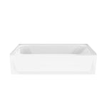 Princeton PROCAST 60 x 30 Porcelain Enamel Alcove Left-Hand Bathtub in White