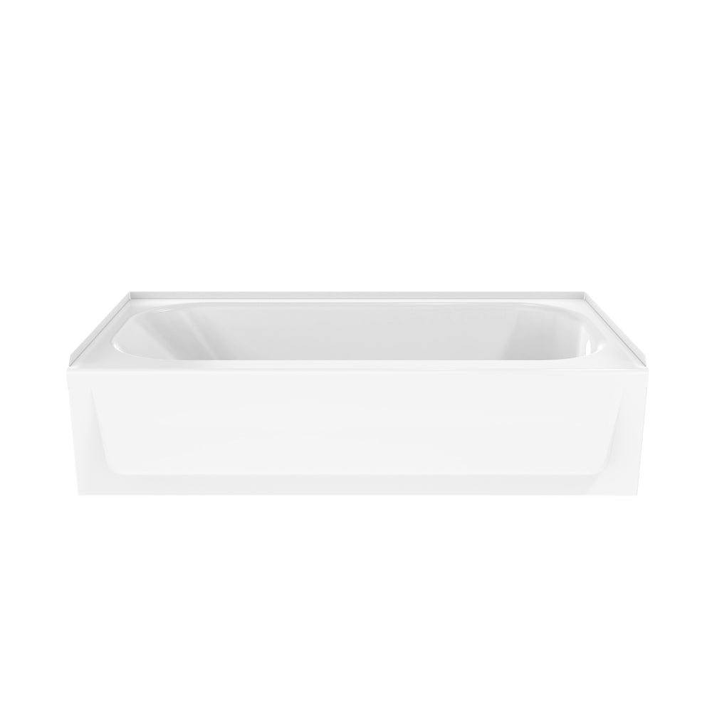 Princeton PROCAST 60 x 30 Porcelain Enamel Alcove Right-Hand Bathtub in White