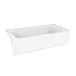 Princeton PROCAST 60 x 30 Porcelain Enamel Alcove Right-Hand Bathtub in White
