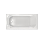 Princeton PROCAST 60 x 30 Porcelain Enamel Alcove Left-Hand Bathtub in White