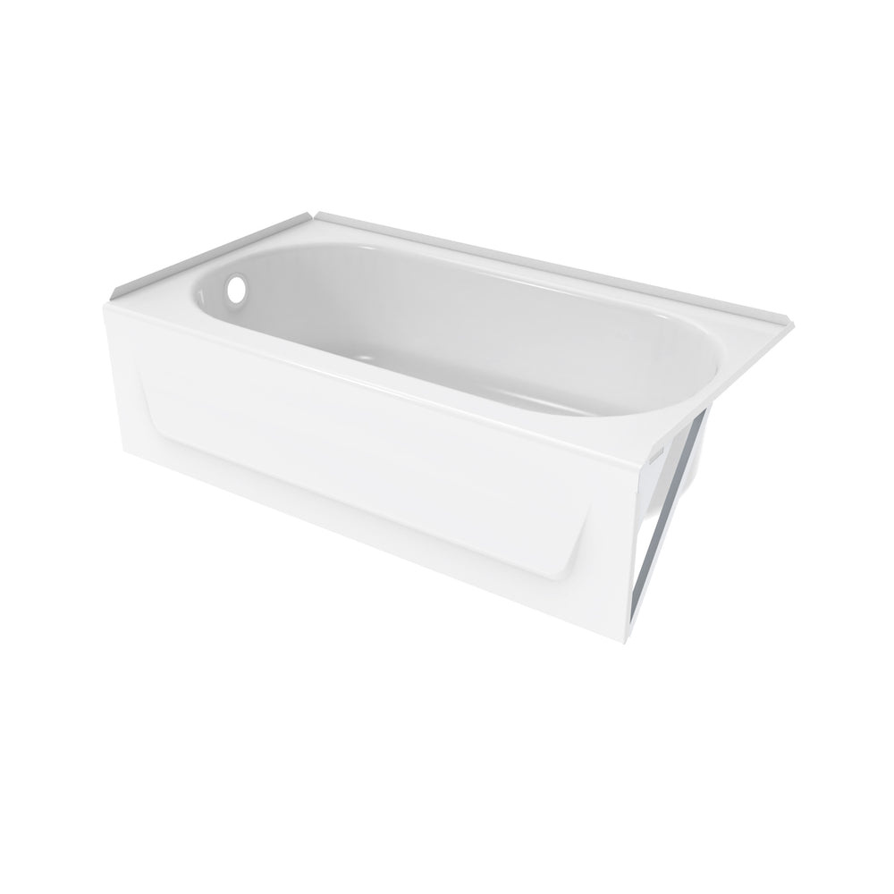 Princeton Americast 54 x 30  Alcove Left-Hand Drain Bathtub in White