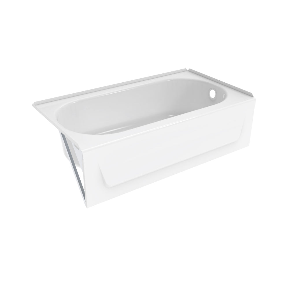Princeton Americast 54 x 30  Alcove Right-Hand Drain Bathtub in White