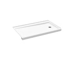Princeton Americast 60 x 34 x 3  Alcove Shower Base with Right-Hand Drain in White - Round Drain