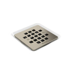 Princeton Americast 60 x 34 x 3  Alcove Shower Base with Center Drain in White - Square Drain in Chrome