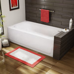 Princeton PROCAST 60 x 30 Porcelain Enamel Alcove Right-Hand Bathtub in White