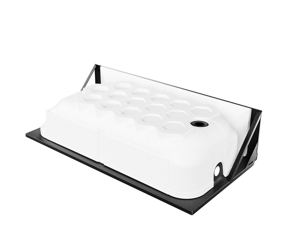 Princeton PROCAST 60 x 30 Porcelain Enamel Alcove Right-Hand Bathtub in White