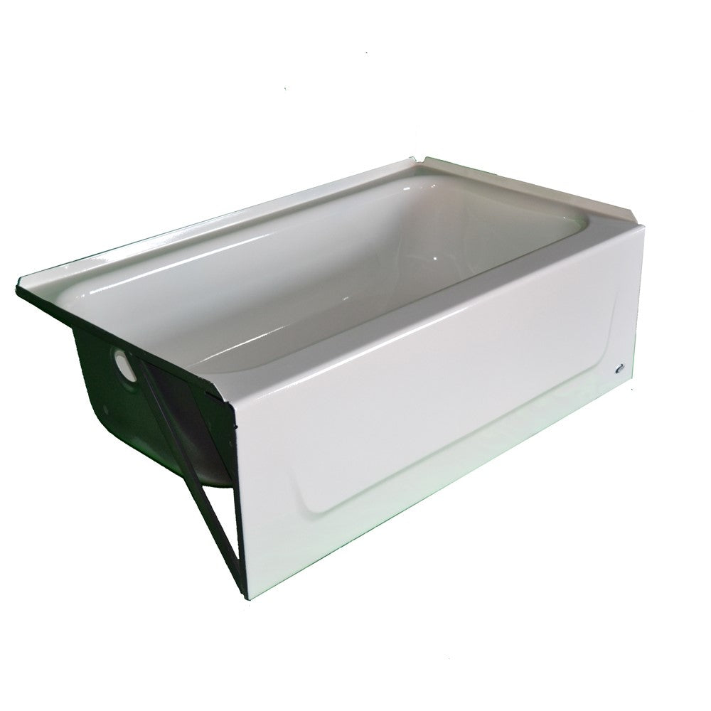 Princeton Americast 46.5 x 27  Alcove Left-Hand Drain Bathtub in White