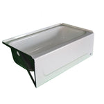 Princeton Americast 46.5 x 27  Alcove Left-Hand Drain Bathtub in White