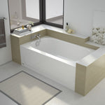 Princeton Americast 54 x 30  Alcove Left-Hand Drain Bathtub in White