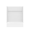 NexTile 6030 Direct-to-Stud Four-Piece Alcove Tub Wall Kit
