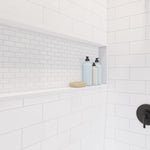 NexTile 4834 Direct-to-Stud Four-Piece Shower Wall Kit