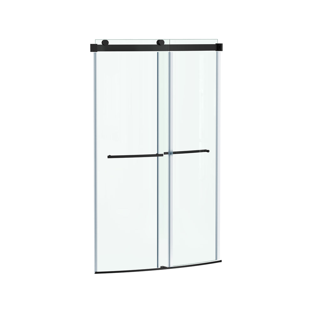 OVATION CURVE 48X72 BARN SHOWER DOOR, BN