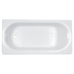 Princeton® Americast® 60 x 30-Inch Integral Apron Bathtub Left-Hand Outlet With Integral Drain