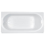 Princeton® Americast® 60 x 30-Inch Integral Apron Bathtub Above Floor Rough with Left-Hand Outlet