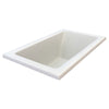 Studio Drop-In Soaking Bathtub with Zero Edge