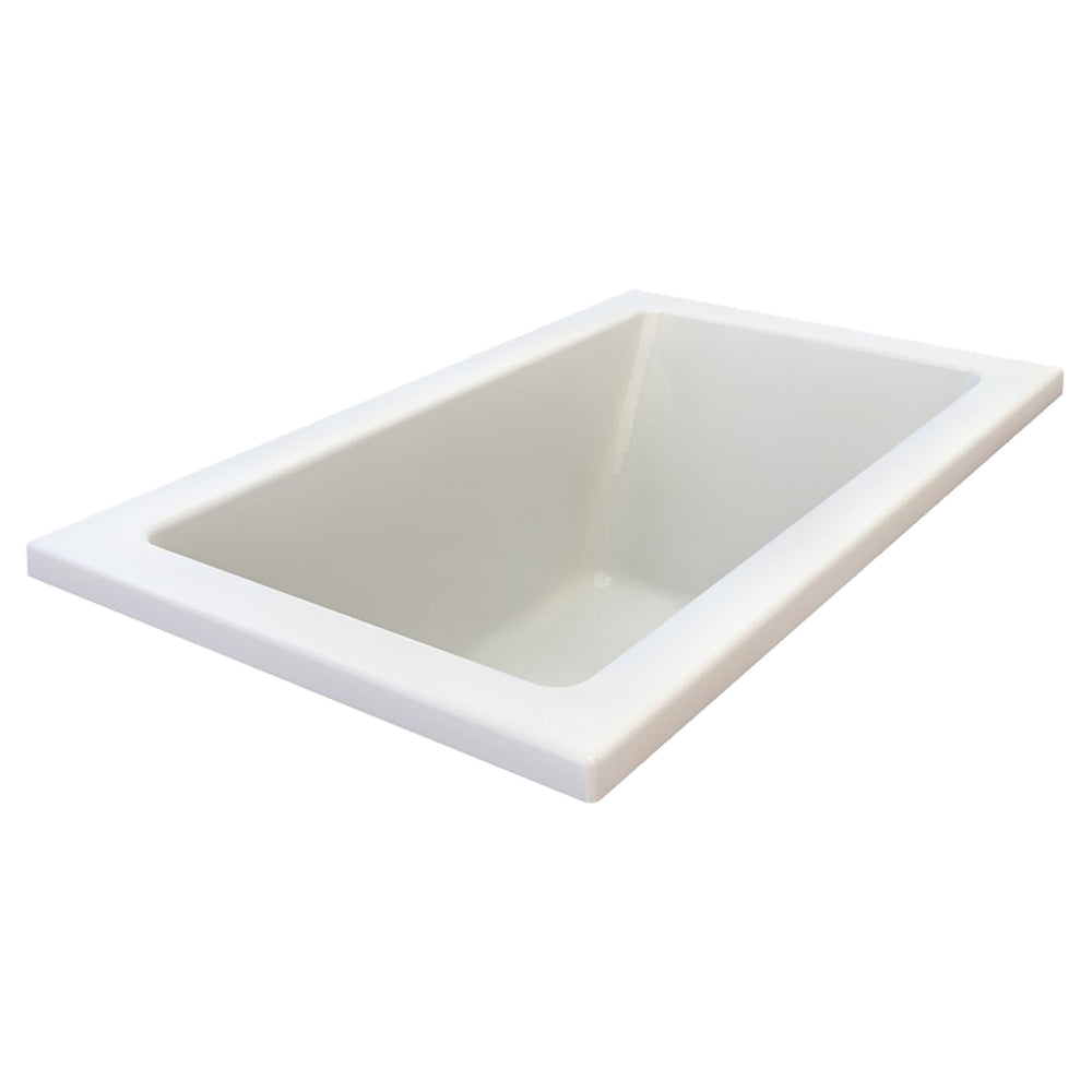Studio 60 x 36-Inch Drop-In Soaking Bathtub with Zero Edge