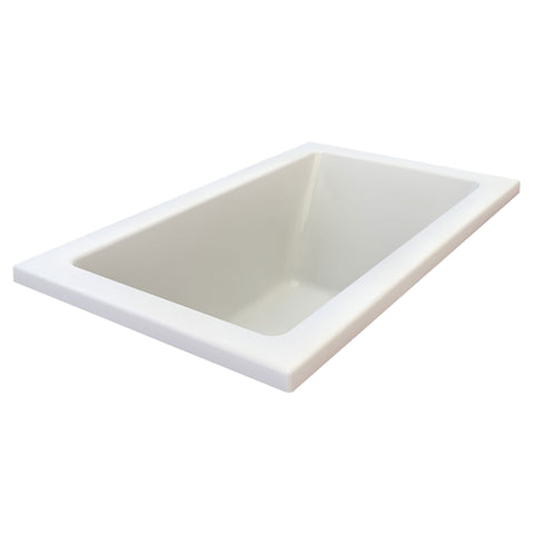 Studio Drop-In Soaking Bathtub with Zero Edge