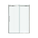Passage 72-Inch High Semi-Frameless Top-Roller Sliding Shower Door