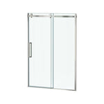 Passage 72-Inch High Semi-Frameless Top-Roller Sliding Shower Door