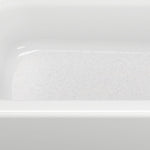 Princeton® PRO Steel 60 x 30-inch Above Floor Rough Integral Apron Bathtub with Left-Hand Outlet
