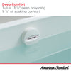 Princeton® PRO Steel 60 x 32-inch  Integral Apron Bathtub with Left-Hand Outlet