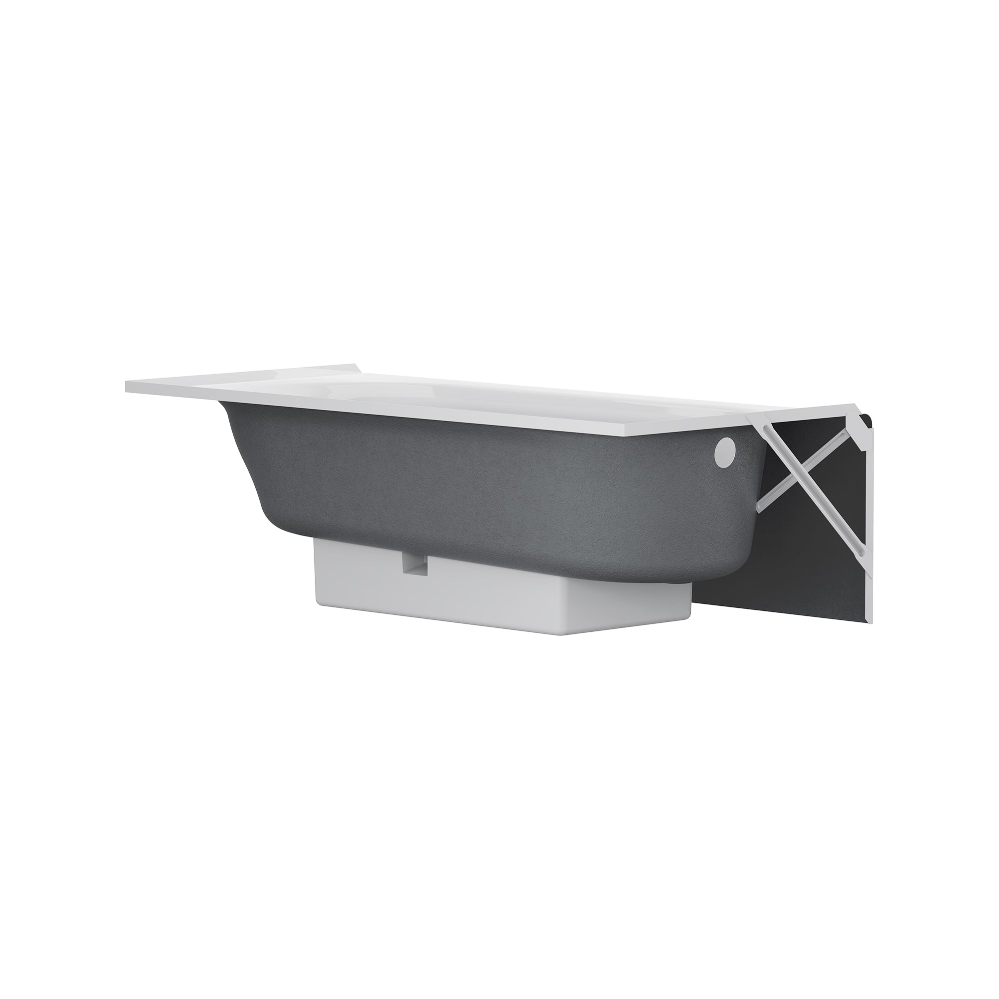 American Standard Princeton Steel 60x30in. AFR Alcove Bathtub