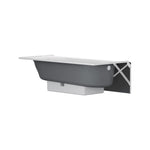 Princeton® PRO Steel 60 x 32-inch Above Floor Rough Integral Apron Bathtub with Right-Hand Outlet