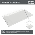 Townsend 60 x 32-Inch Single Threshold Shower Base With Right-Hand Outlet