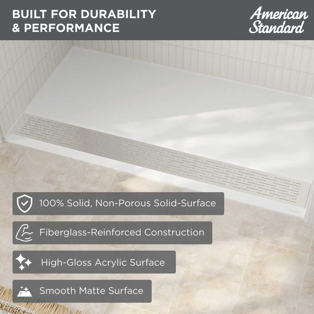 Townsend 38 x 38-Inch Single Threshold ADA Shower Base With Center Drain