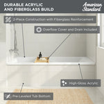 Cadet 72 x 42-Inch Drop-In Bathtub