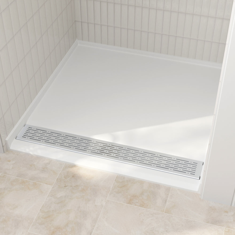 Townsend 38 x 38-Inch Single Threshold ADA Shower Base With Center Drain