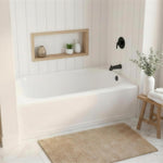 Princeton Americast 60 x 30-Inch Integral Apron Bathtub Left-Hand Outlet With Integral Drain