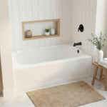 Princeton Americast 60 x 30-Inch Integral Apron Bathtub Left-Hand Outlet With Integral Drain