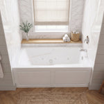 Evolution® 60 x 32-Inch Deep Soak® Integral Apron Bathtub Left-Hand Outlet With EverClean® Hydromassage System