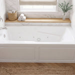 Evolution® 60 x 32-Inch Deep Soak® Integral Apron Bathtub Left-Hand Outlet With EverClean® Hydromassage System
